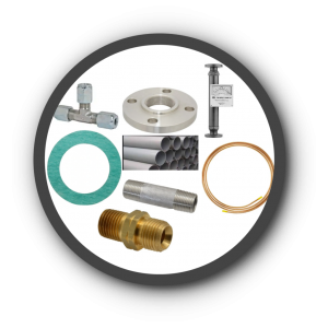 Pipe, Tube, Round Bar, Fittings, & Gaskets