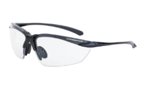 CrossFire Sniper Safety Glasses, Black Frame , Clear Lens