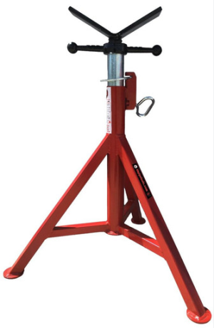 32" - 48" V-head Fixed Leg Pipe Stand, 3 Legged