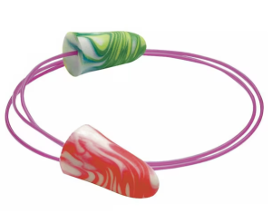 Earplug corded 33db Moldex 6654 multicolored 100/bx